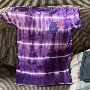 Purple Tie-Dye Kids Shirt